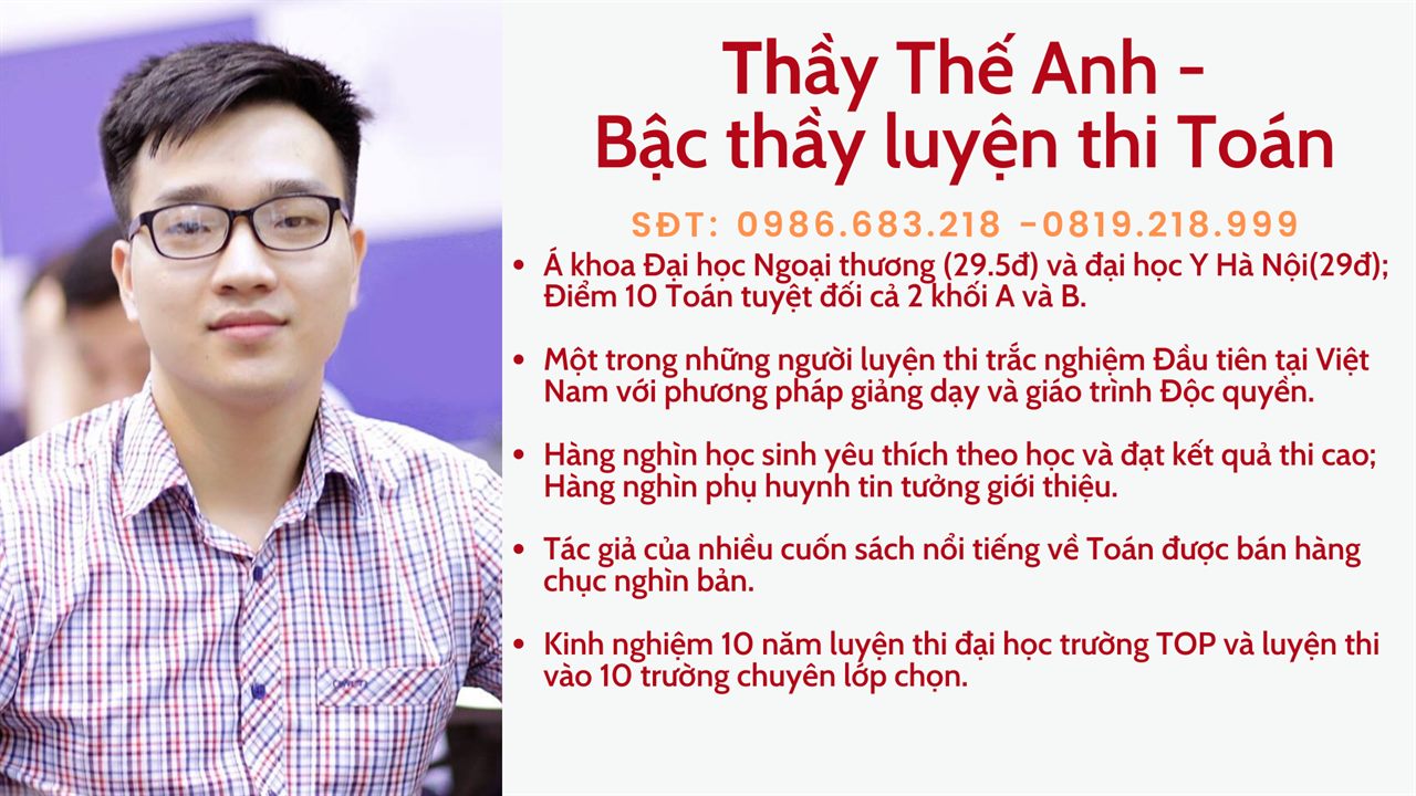 Thầy Thế Anh – Bậc thầy luyện thi Toán, Đánh giá năng lực HSA TSA & Bản tin Khoa học